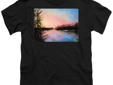 Night Streams in Sunset Dreams  - Youth T-Shirt on Sale