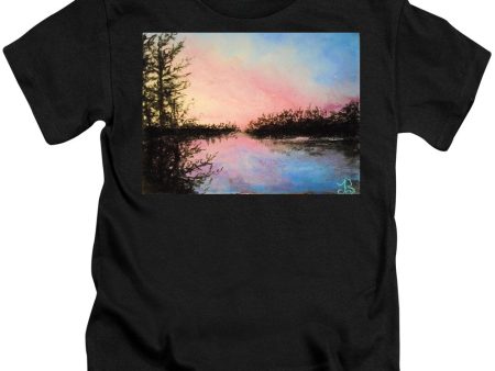 Night Streams in Sunset Dreams  - Kids T-Shirt on Sale