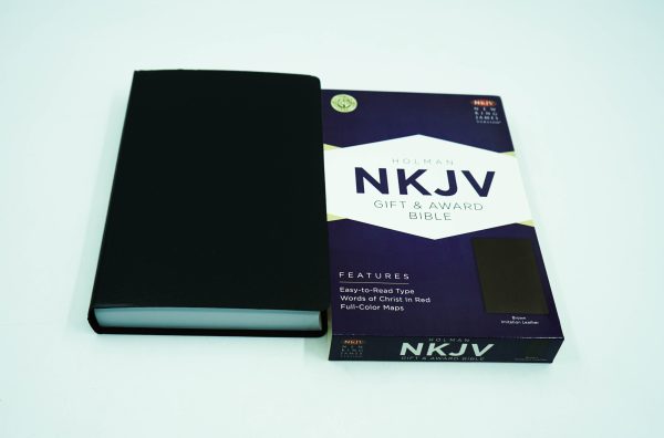 Nkjv Gift & Award Bible, Brown Imitation Leather on Sale