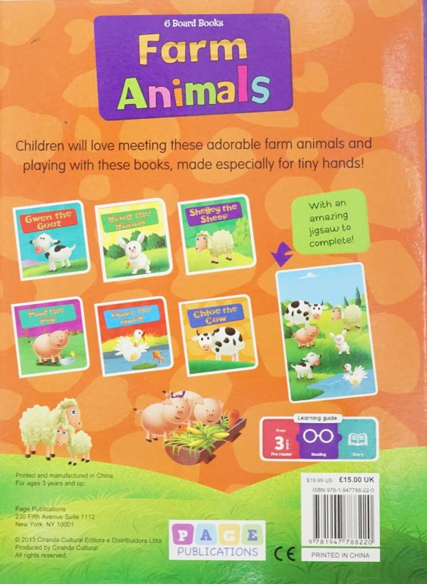 Farm Animals 6 Board Books Online