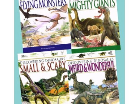 Discovering Dinosaurs (4 Books Set) Flying Monster, Mighty Giants, Small & Scary,Weird And Wonderland For Sale